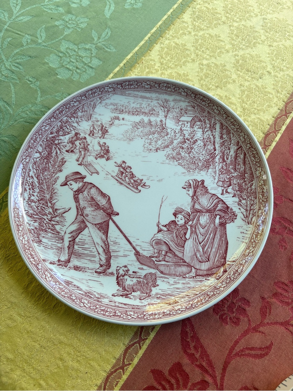 Spode -The Spode Blue Room Collection-Christmas  Plate Number 3